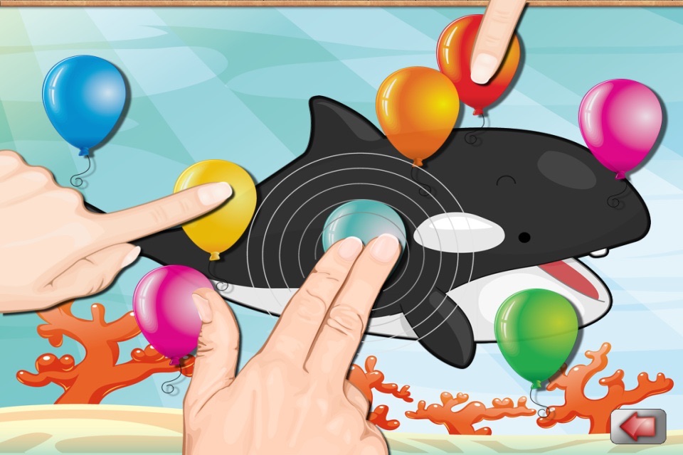 Aquatic Animals - An educational Ocean puzzle for toddlers and kids screenshot 4