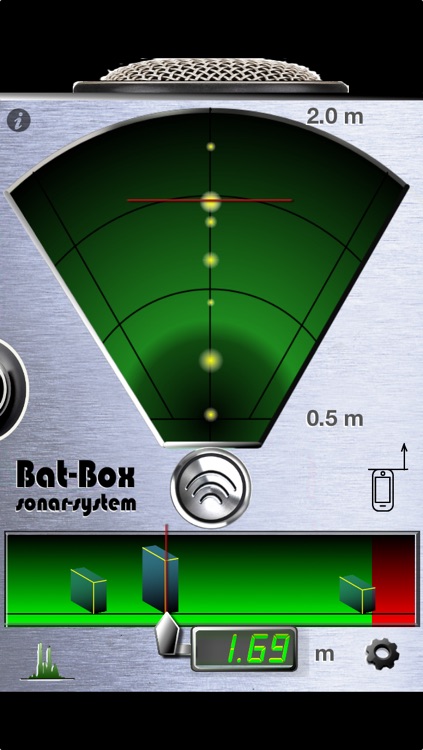 Distance Meter Bat Box sonar analyzer - range finder 2m