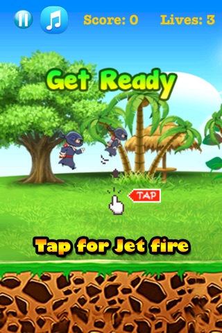 Flappy Jet Ninja screenshot 2