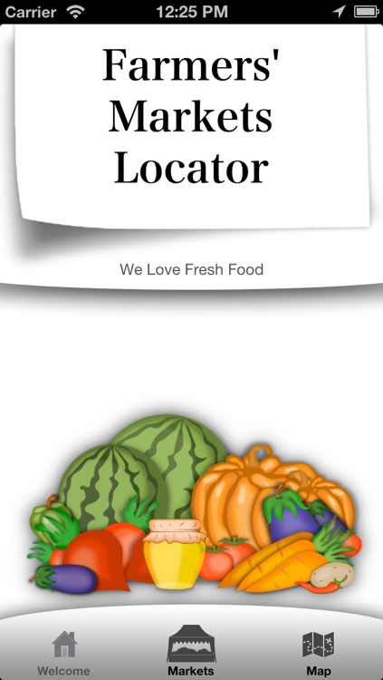 Farmers Market Locator App