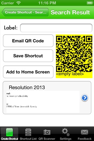 ENPower - Lighting Fast Access to your Evernote via the shortcut on the home screen, the QR code and in-app shortcut! screenshot 3