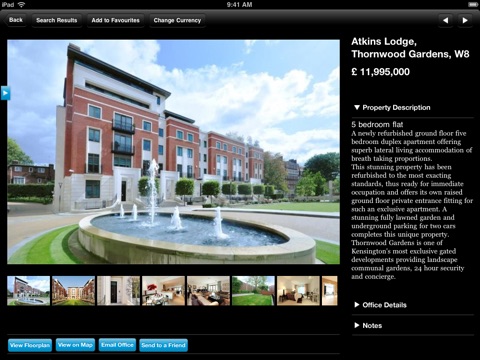 Hamptons International Property Search for iPad screenshot 2