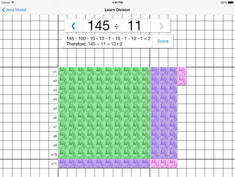 Area Model - Learn Multiplication and Division screenshot-3