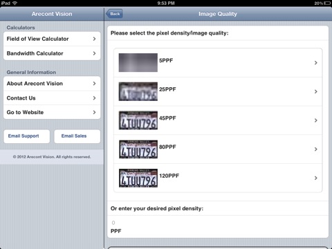 Arecont Vision screenshot 2