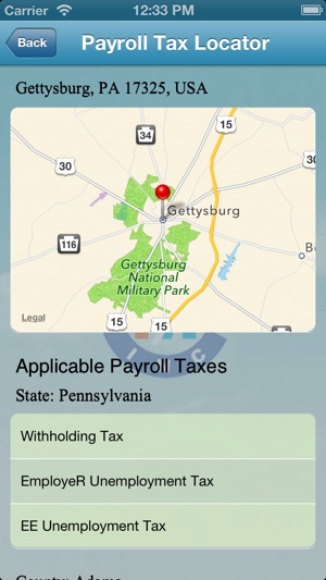 MUDIAM US Payroll Geocode Tax Locator(圖3)-速報App