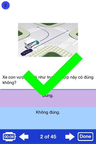 Luật Giao Thông Đường Bộ - Sát Hạch Cấp Giấy Phép Lái Xe - Miễn Phí screenshot 2