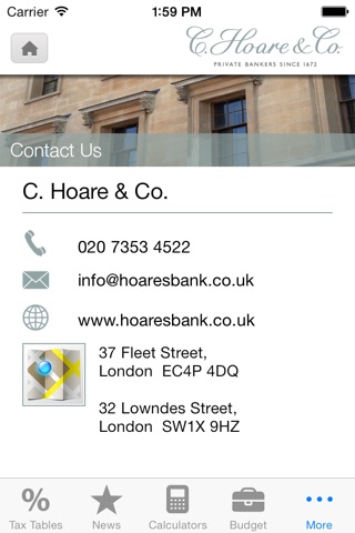 C. Hoare & Co. Tax Tools screenshot 4