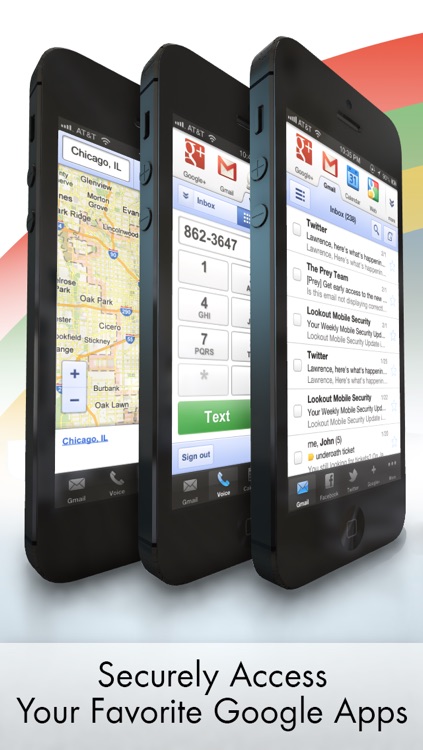 Secure Explorer for Google Apps - The Secure & Best All-in-One Gmail, Talk, Facebook, Twitter and Maps Browser!