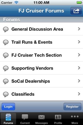FJ Cruiser Forum screenshot 2
