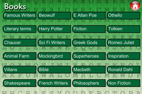 Word Search Game (The Arts) screenshot 3