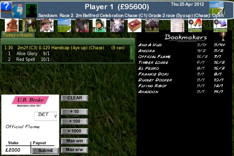 Horse Racing World (jumps edition) screenshot 2