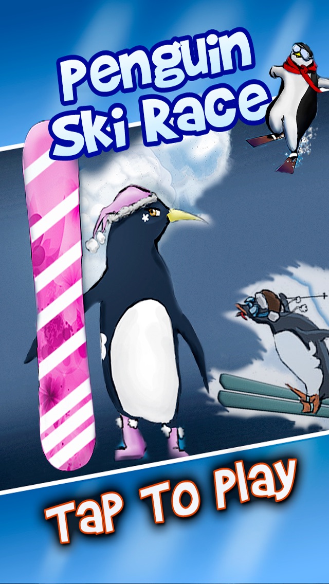 PENGUIN SKI RACE TOP FREE GAME - EASY KIDS SNOW RACING 1.5 IOS