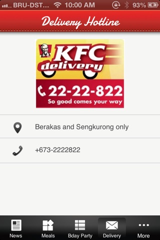 KFC Brunei screenshot 4