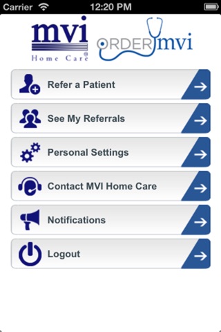 mvi Patient Referral Application screenshot 2