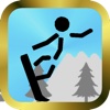 Snowboard game of Stick man