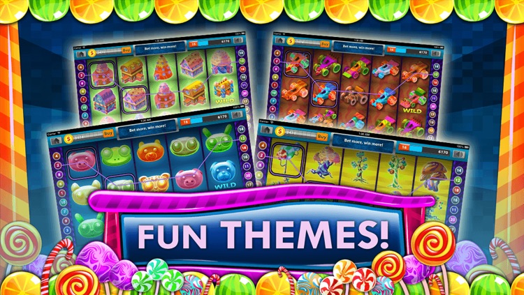 Candy Slots Machines Las Vegas - Get Big Casino Bonuses By Playing Roulette 3D FREE screenshot-3