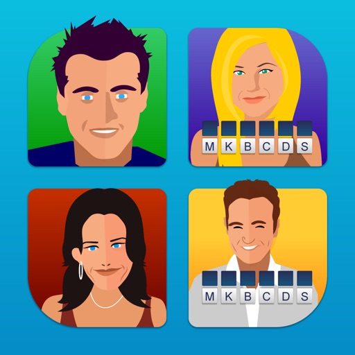 Hey! 4 Actors 1 Show - Guess the TV show celebrity trivia quiz iOS App