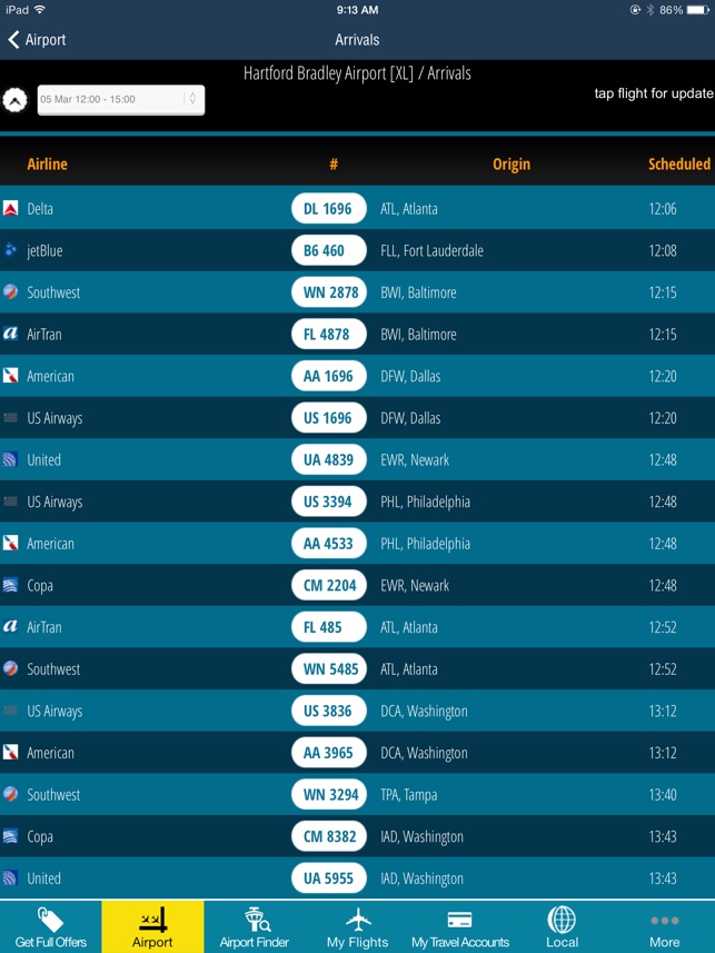 Hartford Bradley Airport + Flight Tracker HD BDL(圖3)-速報App