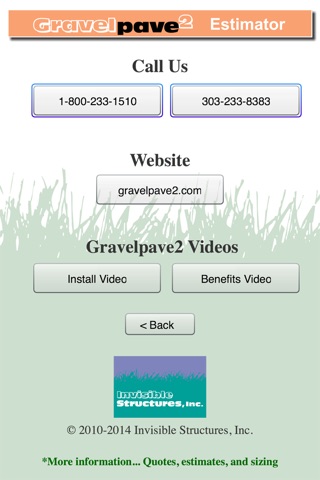 Gravelpave2 Estimator screenshot 3