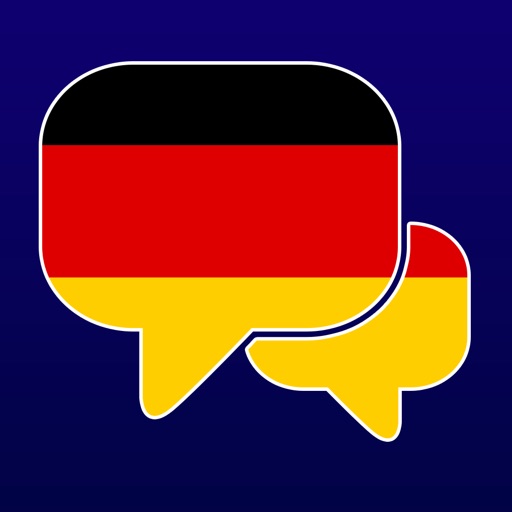 DuoSpeak German: Interactive Conversations - learn to speak a language - vocabulary lessons and audio phrases for travel, school, business and speaking fluently icon