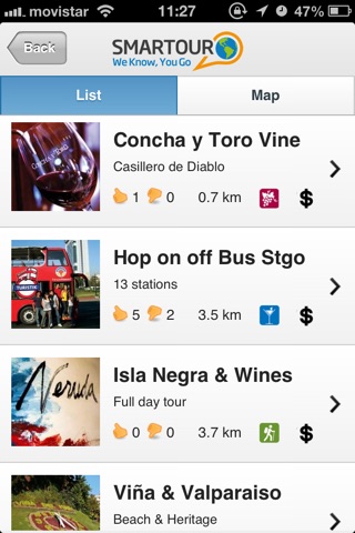 Smartour: Book & Buy Activities / Tours / Trips / Hotels in Chile screenshot 2