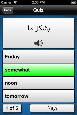 Learn Arabic Quick screenshot 4