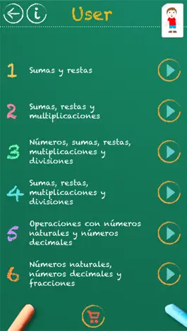 Game screenshot Mathbit. Repasa y estudia Matemáticas (sumas, restas, multiplicaciones, divisiones y fracciones) como en el colegio. apk