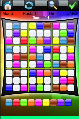 Colour Sudoku screenshot 2