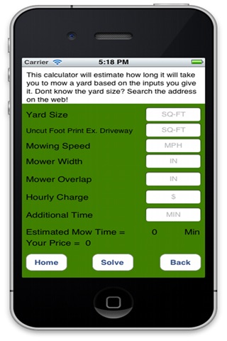Landscapers Estimate and Calculator Tool screenshot 2