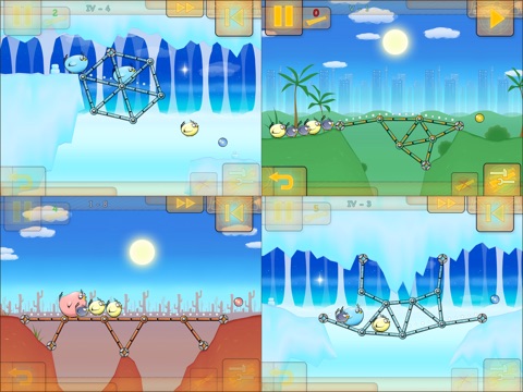 Скачать игру Fat Birds Build a Bridge! HD