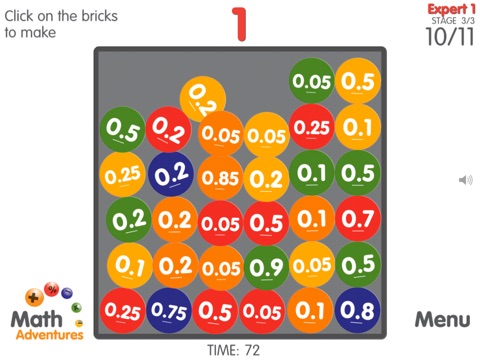 Math Adventures: Bricks screenshot 4