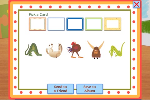 Alphabet Animals: a slide-and-peek adventure, is an enchanting picture app. Kids will learn about animals, alphabets and their shapes; by Suse MacDonald (by Auryn Apps) screenshot 4