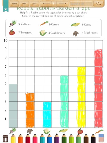 Kids Math:Graphs&Data Worksheets(Grade2) screenshot 2