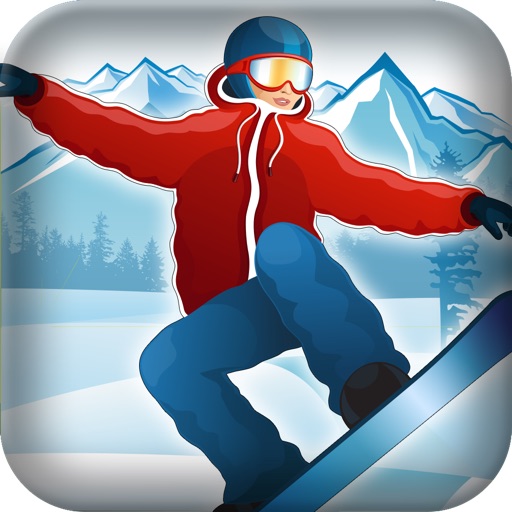Crazy Downhill Snowboarding Stunt Racing Hero iOS App