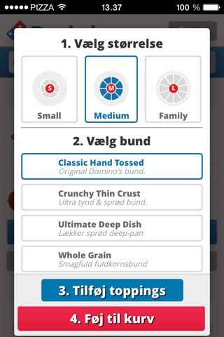 Domino's Pizza DK screenshot 3