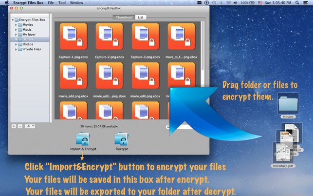 Encrypt Files Box