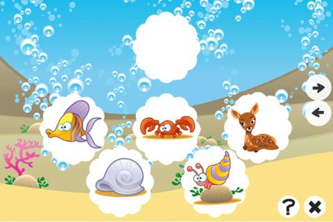 A Find-ing Mistake-s in Picture-s Game-s: Education-al Inter-active Learn-ing For Kid-s: Sea Animal-s screenshot 2