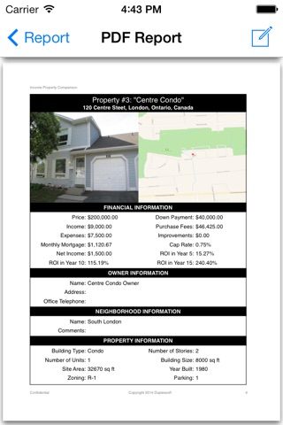Income Property Comparator screenshot 3