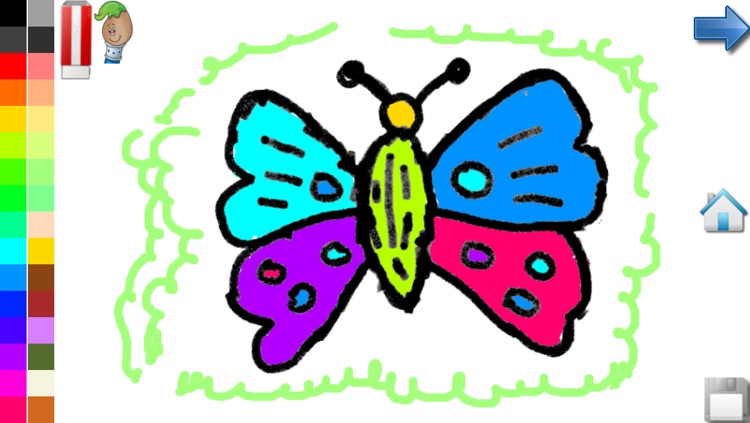 Coloring Book: Butterfly ! Coloring Pages for Toddlers screenshot-3