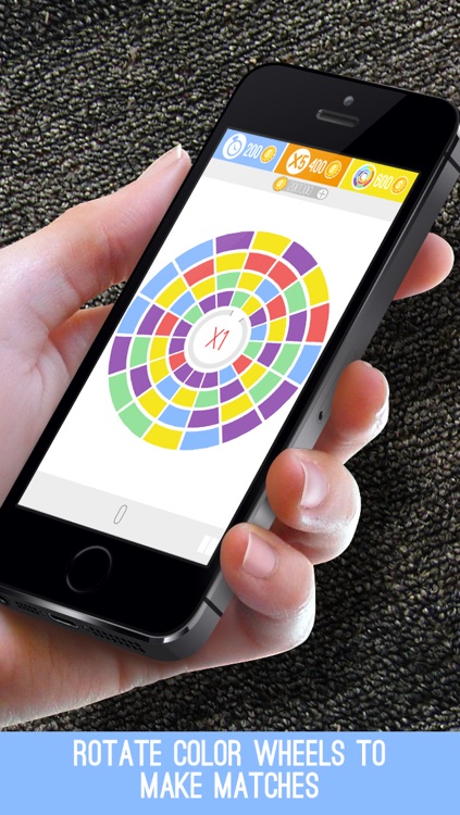 Spin It: A game about matching threes & fours!