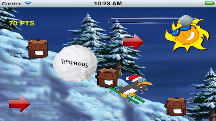 Amazing Skiing Bird Free: Christmas Special Game