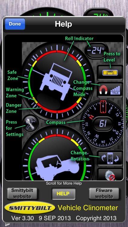 Vehicle Clinometer / Tilt meter screenshot-4