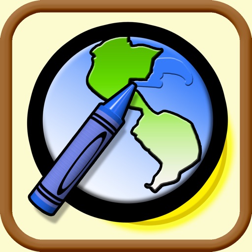 Color My World Lite - Coloring Book With A TWIST! iOS App