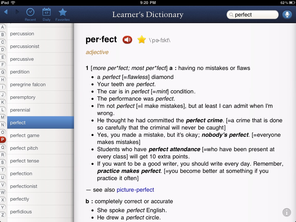 Learner's Dictionary - English HD screenshot 2