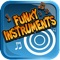 This is an amazing and cool app for make your own music with ordinary items in different places: