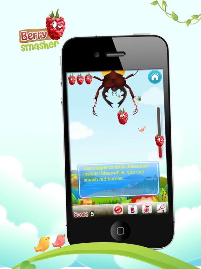 Berry Smasher - Ninja Slice Bug Smash Clash, game for IOS