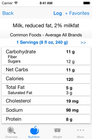 CarbsControl - Carb Counter, Carbs Tracker, Nutrition tracker for Diabetes and Low Carb Diets screenshot 4