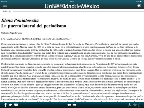Revista de la Universidad de México screenshot 4