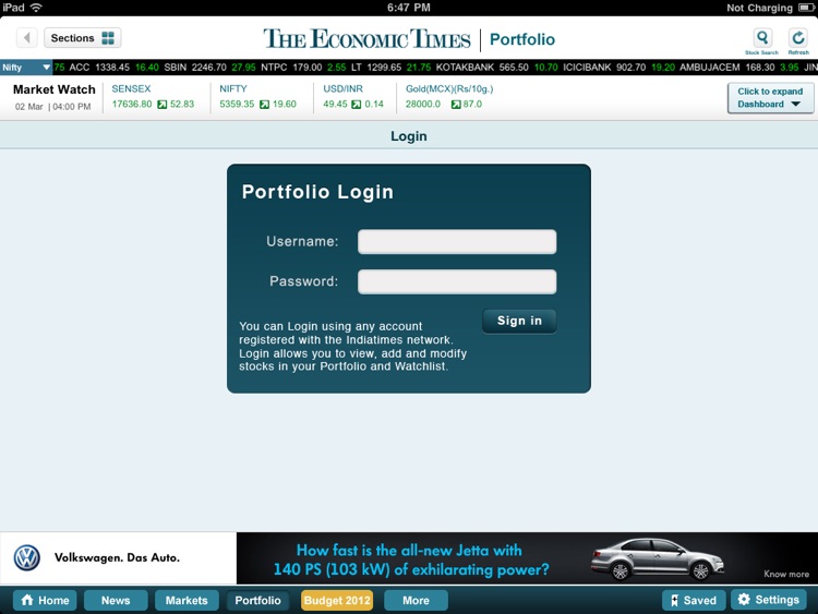 The Economic Times for iPad screenshot-3