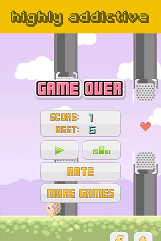 The Impossible Flappy Game - The Adventure of a Tiny Bizzle screenshot 3